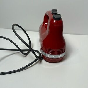 Kitchenaid Hand Mider 5 Speed No attachments Perfect condition Red Plug in